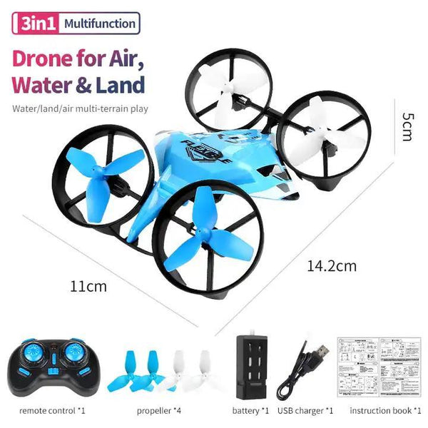 H36 RC Quadcopter 2.4GHz 4CH 6 Axis Gyro Drones with Headless Mode - Trendytoys