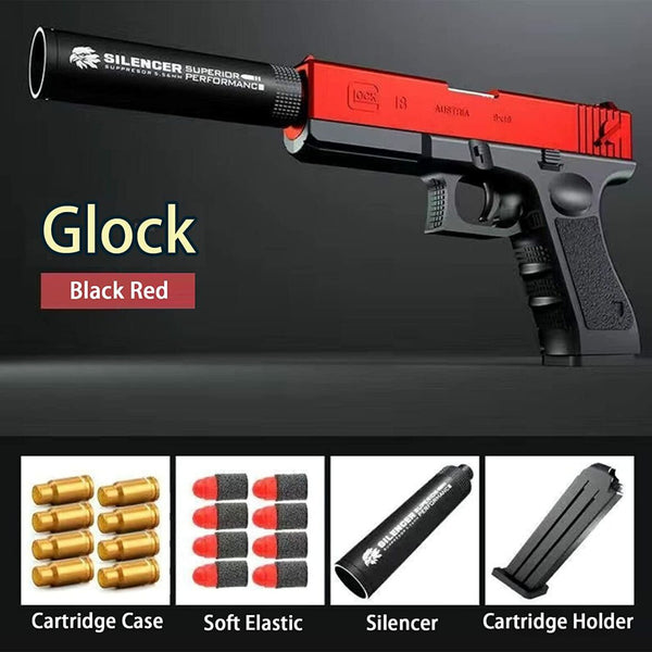 New Glock Soft Bullet toy shell throwing gun