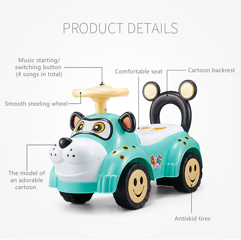 Dog Design Push Car - Trendytoys