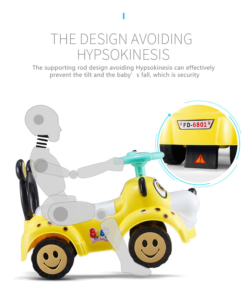 Dog Design Push Car - Trendytoys