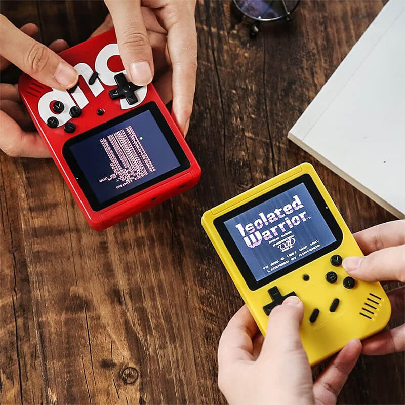 500 In 1 Retro Video Game Console Handheld Game With Extra Remort for 2 Players. - Trendytoys