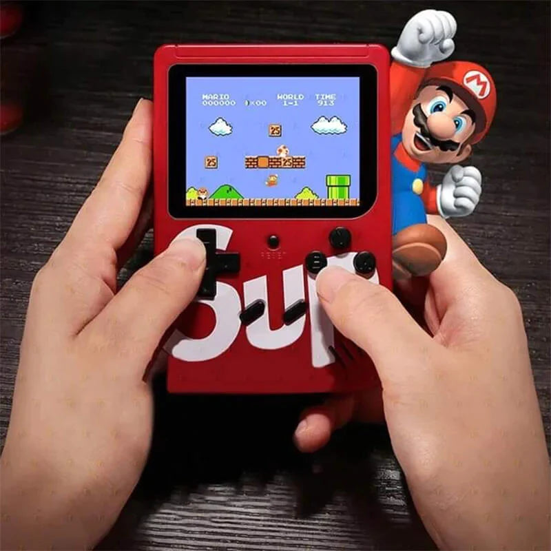 500 In 1 Retro Video Game Console Handheld Game With Extra Remort for 2 Players. - Trendytoys